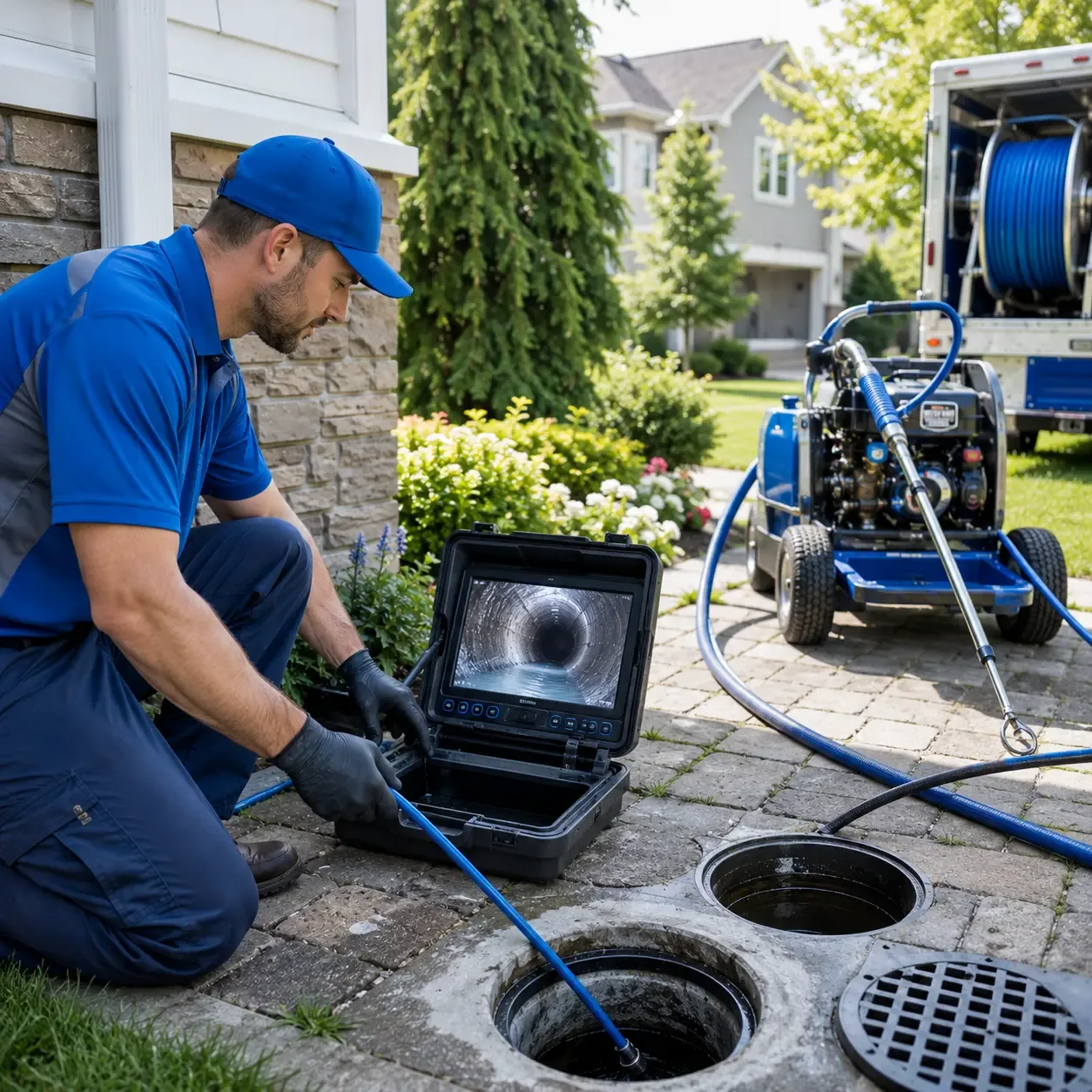Outdoor drain cleaning professionals serving Kenefic, OK